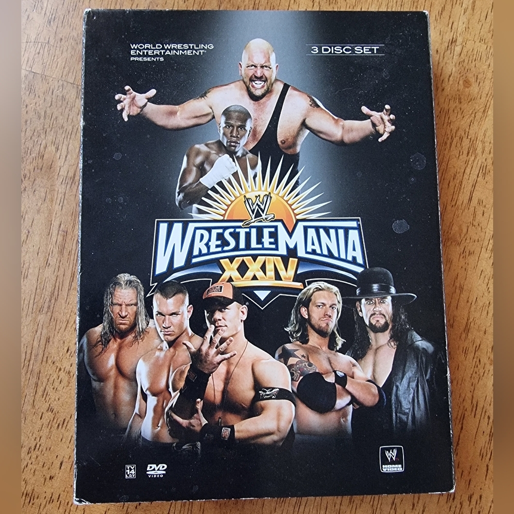WWE WrestleMania XXIV ~24 ~ 3 Disc Set